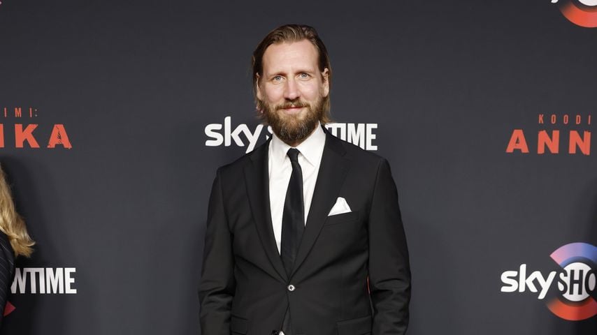 Pekka Strang bei der SkyShowtime-Premiere von "Codename: Annika" im Nationalmuseum Stockholm