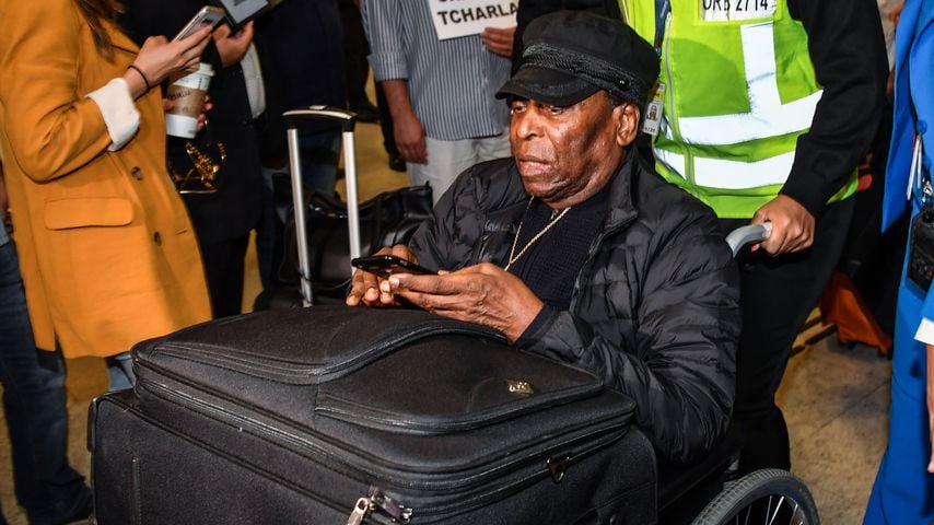 Fußball-Legende Pelé im April 2019