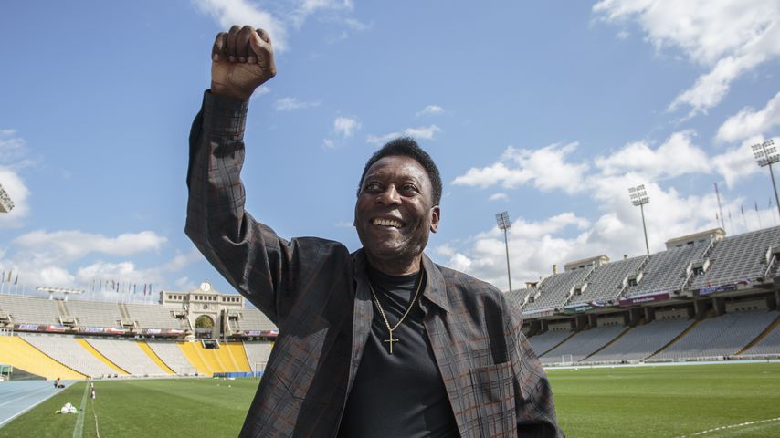 Pelé in Barcelona im September 2017