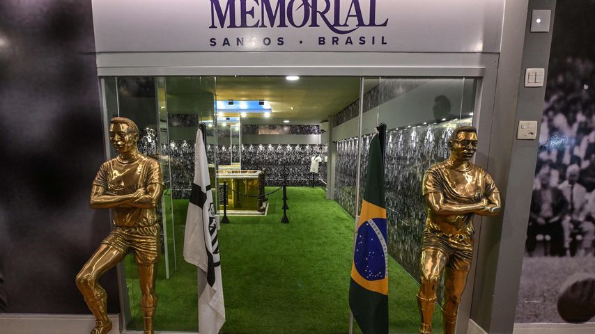 Pelés Grabstätte in Brasilien