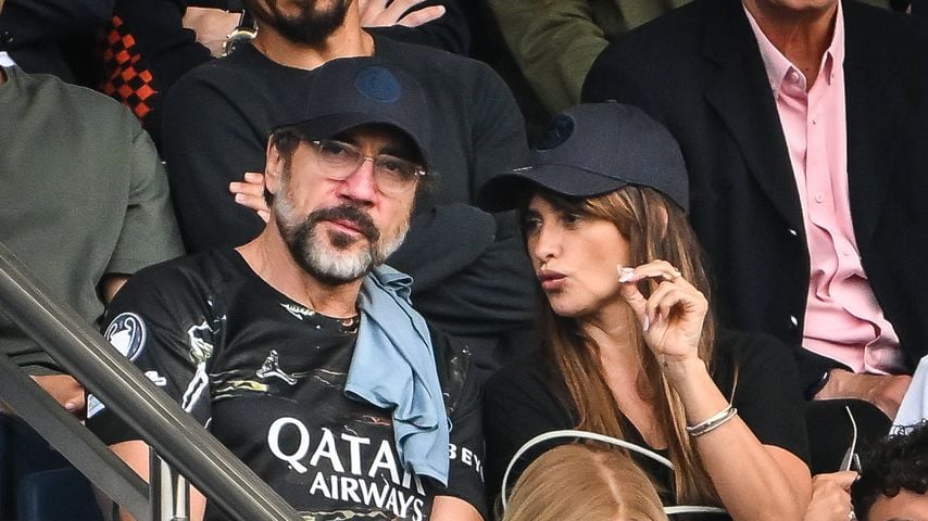 Schauspieler Javier Bardem und Penelope Cruz in Paris