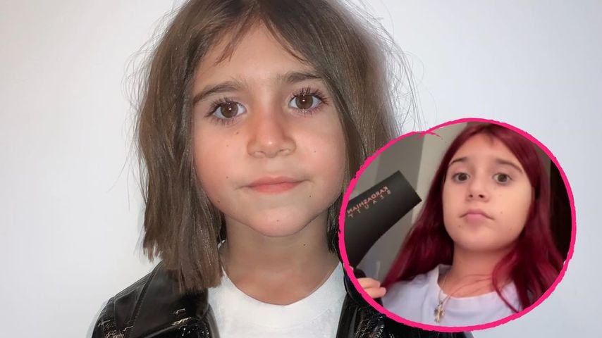 Ist sie nicht zu jung? Penelope Disick färbt sich Haare rot
