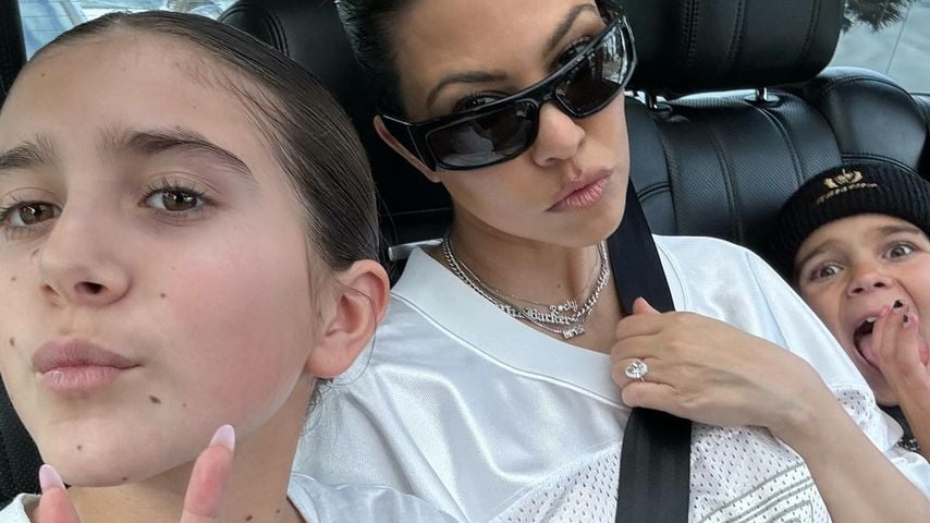 Penelope Disick, Kourtney Kardashian und Reign Disick
