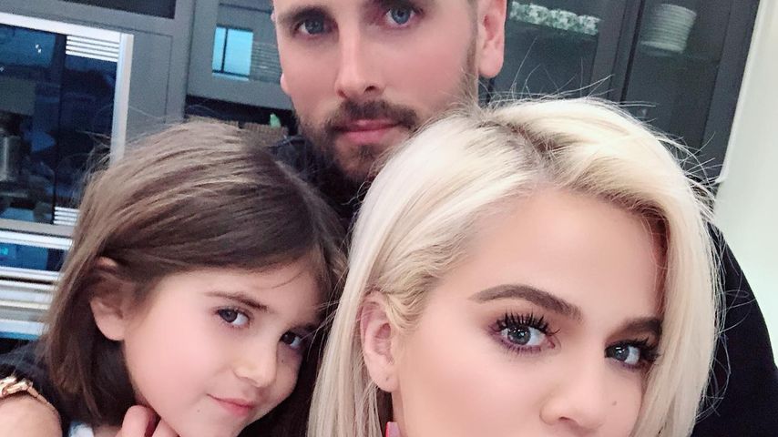 Penelope und Scott Disick mit Khloé Kardashian