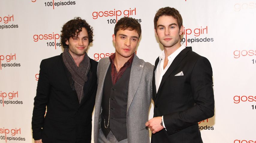 Penn Badgley, Ed Westwick und Chace Crawford