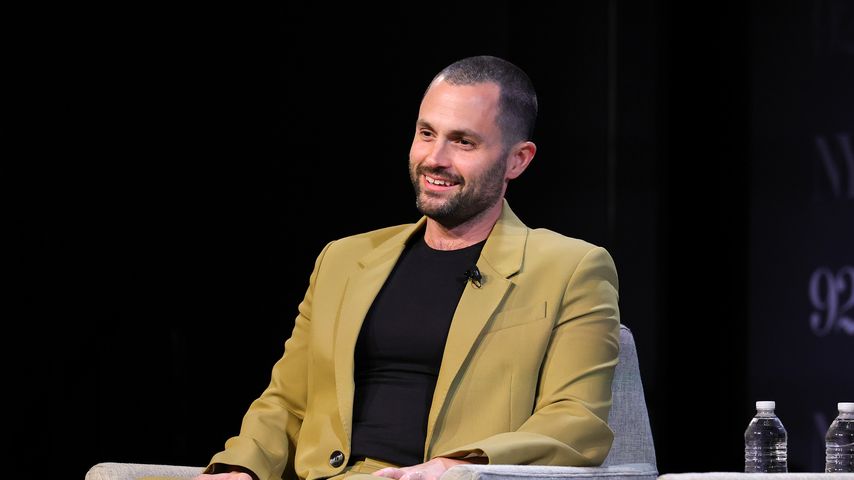 Penn Badgley in New York City, April 2025
