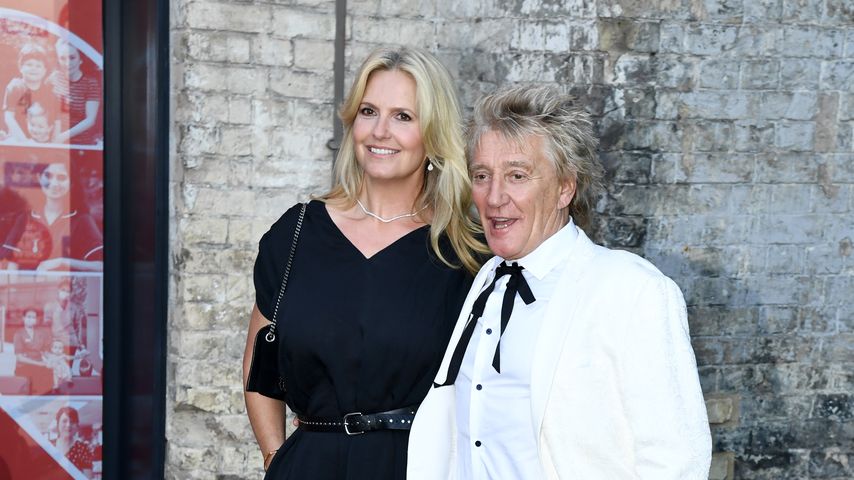 Penny Lancaster und Rod Stewart im September 2021 in London