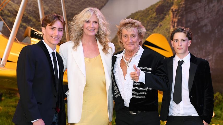 Penny Lancaster und Rod Stewart bei der Premiere von "Mission: Impossible - The Final Reckoning" in London