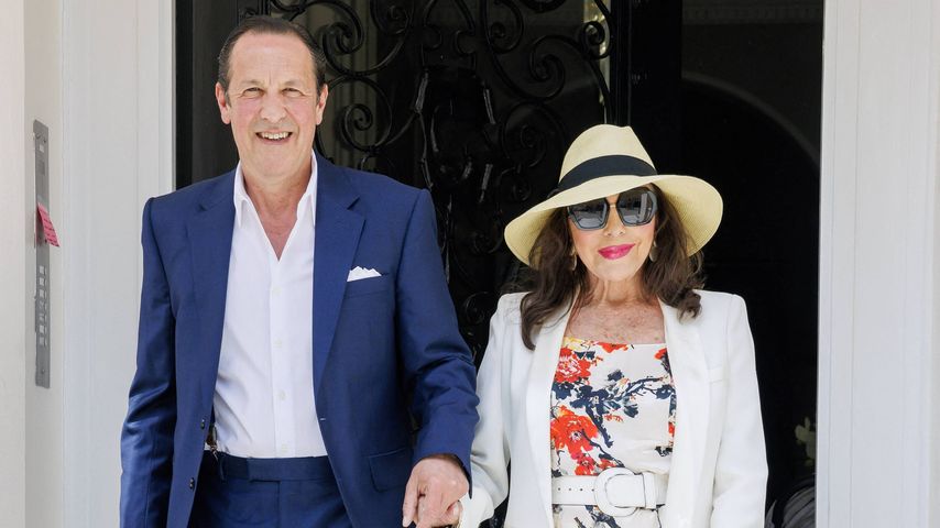 An ihrem 90. Geburtstag: Joan Collins strahlt in London!