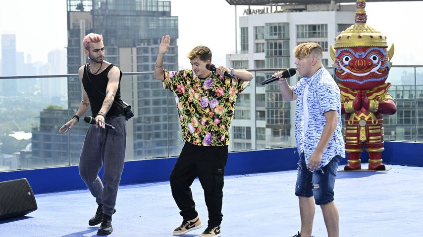 Peris Achilleas Grigoriadis, Fatih Yüksel und Jaden Fischer bei DSDS