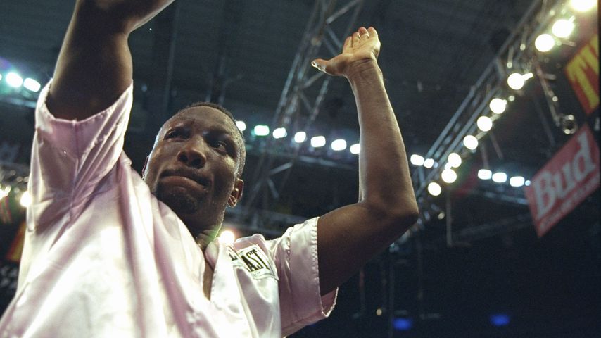 Pernell Whitaker nach einem Kampf in Las Vegas, 1997