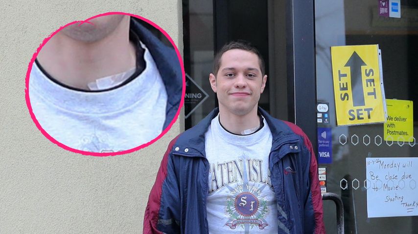 Hat Pete Davidson sein Tattoo für Kim K. entfernen lassen?