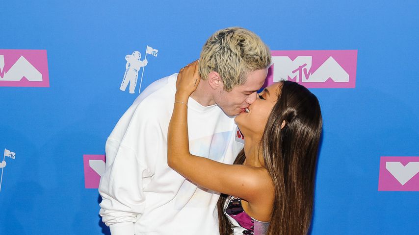 Pete Davidson und Ariana Grande im August 2018