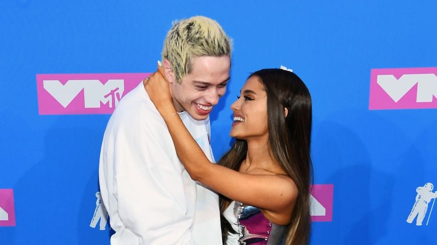 Pete Davidson und Ariana Grande im August 2018