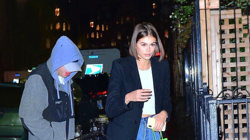 Pete Davidson und Kaia Gerber in New York