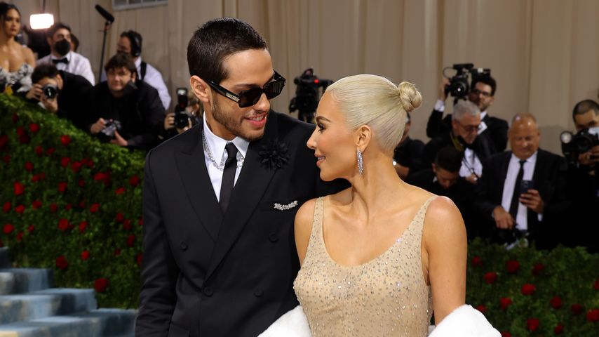 Pete Davidson und Kim Kardashian auf der Met Gala im Mai 2022