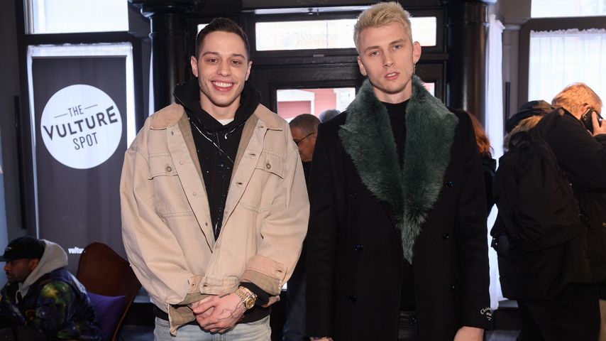Comedian Pete Davidson und Rapper Machine Gun Kelly