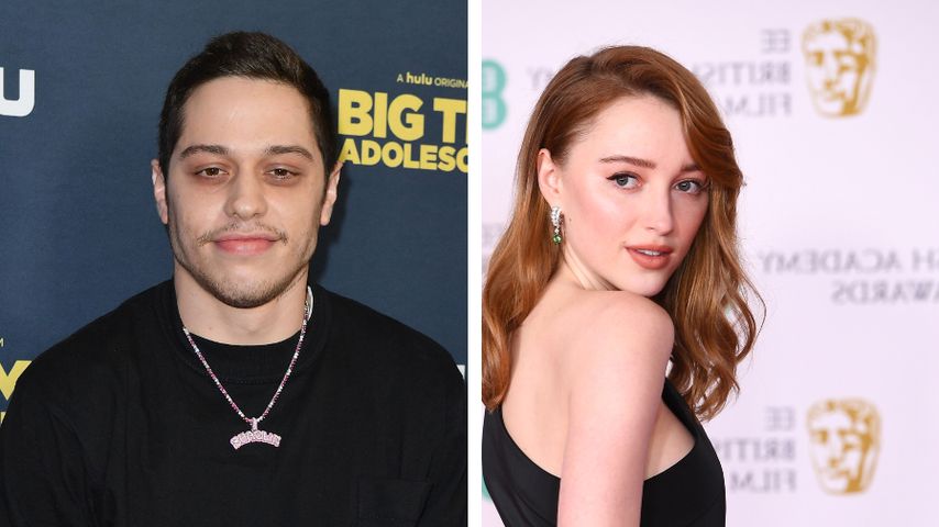 Süßer Turtelbesuch: Pete Davidson fliegt zu Phoebe Dynevor