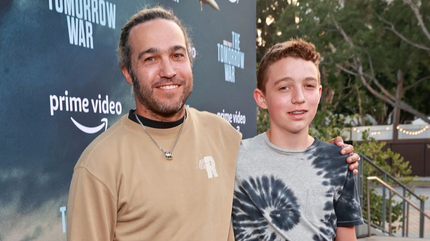 Pete Wentz mit seinem Sohn Bronx Mowgli Wentz im Juni 2021