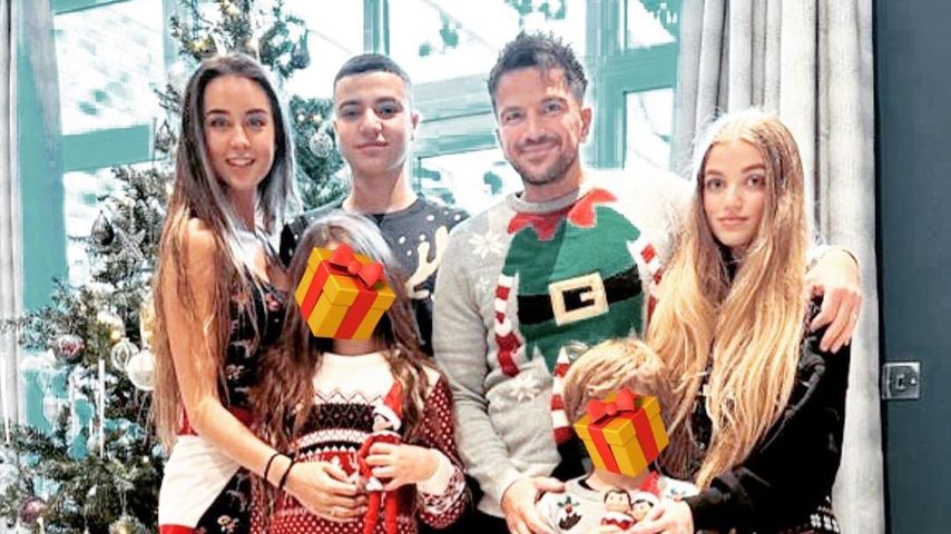 Peter Andre mit seiner Familie im Dezember 2022