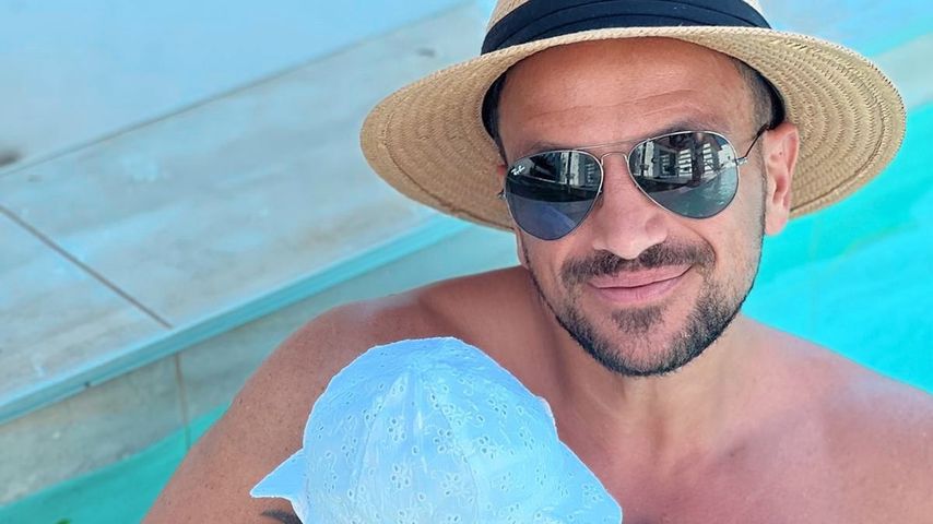Sänger Peter Andre mit seiner Tochter Arabella