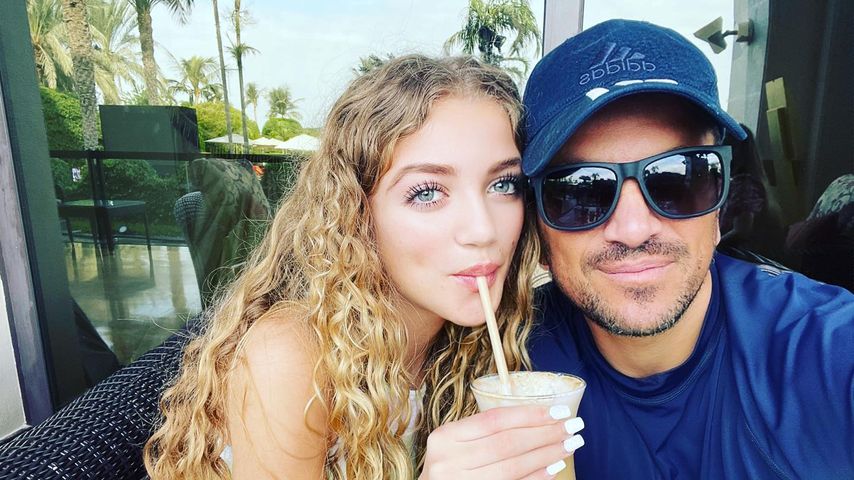 Peter Andre mit seiner Tochter Princess