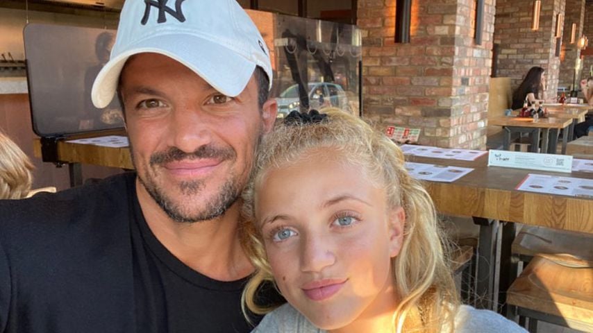 Peter Andre mit seiner Tochter Princess im September 2020