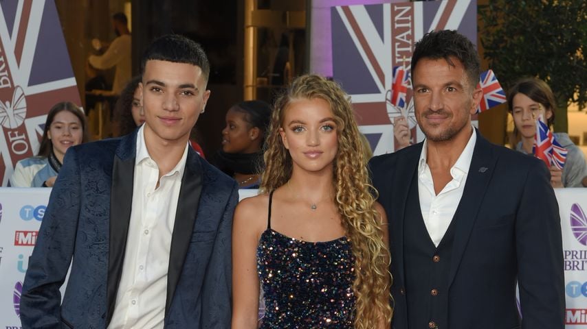 Peter Andre und seine Kinder Junior und Princess