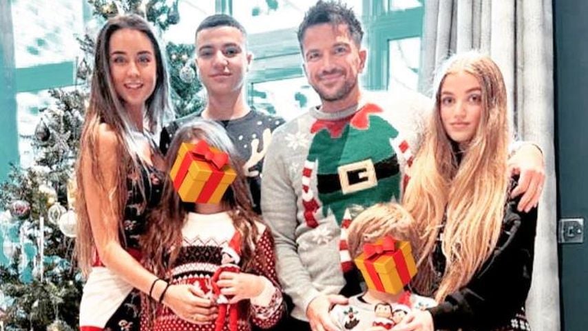 Peter Andre mit seiner Familie, Dezember 2022