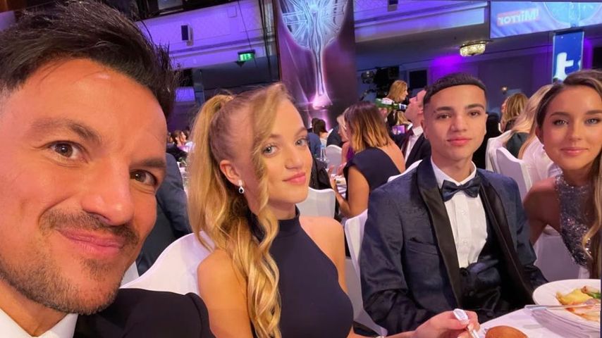 Peter Andre, Princess Tiaamii, Junior Savva und Emily MacDonagh, Oktober 2021