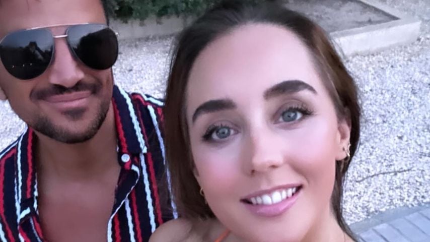 Peter Andre und Emily MacDonagh, 2023