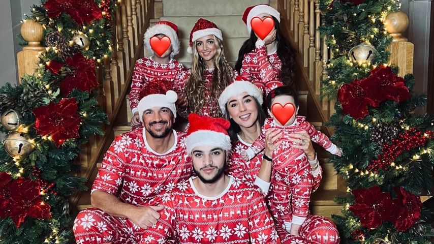 Peter Andre mit seiner Familie, Weihnachten 2024