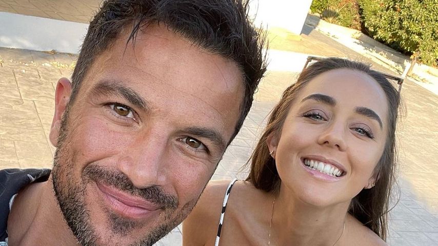 Peter Andre mit seiner Frau Emily