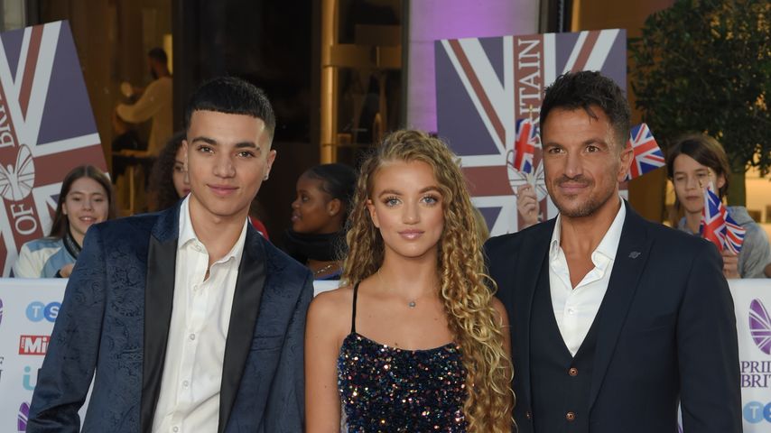 Peter Andre und seine Kinder Junior und Princess