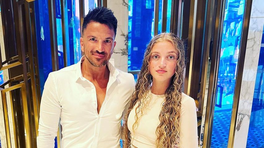 Peter Andre und seine Tochter Princess im Februar 2023