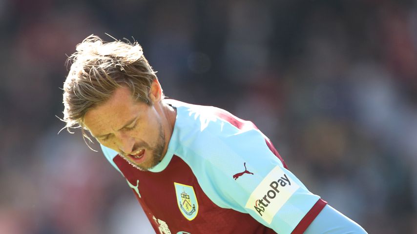 Peter Crouch im Trikot des FC Burnley