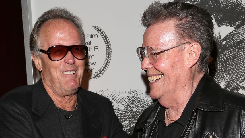 Peter Fonda und Donn Cambern bei einem Event in Hollywood im April 2013