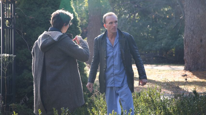 Peter Greene am Set von "3 Days Rising" in West Orange, New Jersey, November 2019