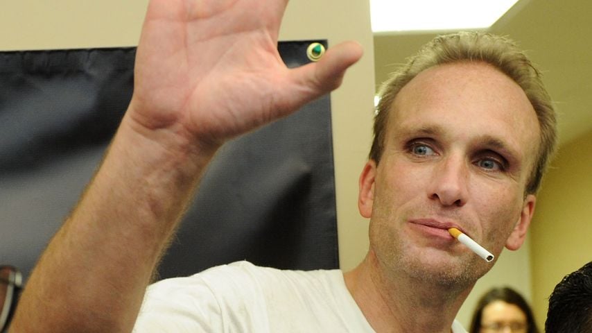 Peter Greene bei einer Pressekonferenz, Juli 2010