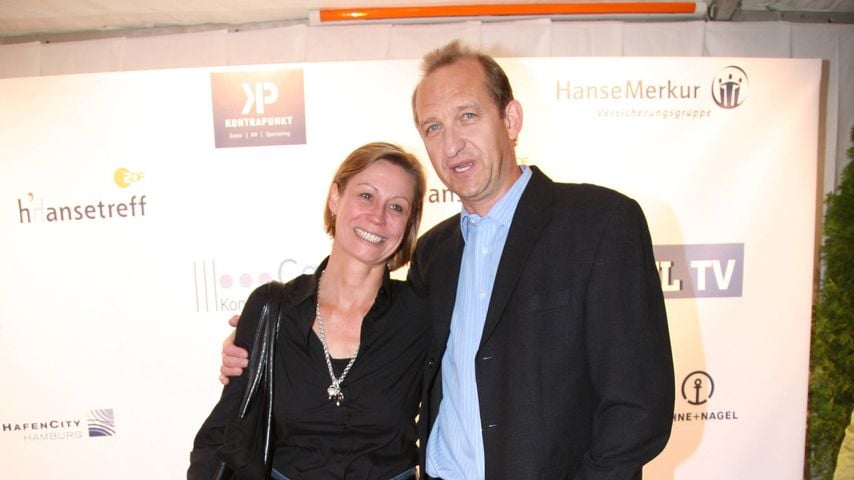 Peter Heinrich Brix mit Frau Angelika beim ZDF Hansetreff 2008 im Cruise Center HafenCity, Hamburg