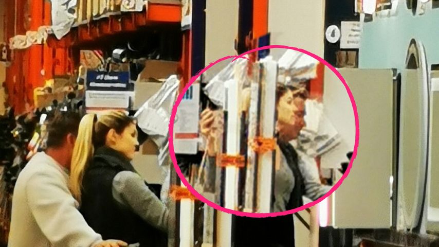 Yvonne Woelke und Peter Klein zusammen im Baumarkt gesichtet