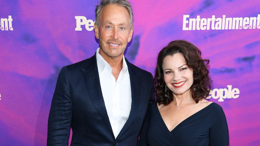 Peter Marc Jacobson und Fran Drescher auf einer Party in NYC im Mai 2019