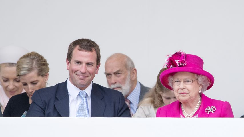 Peter Phillips und die Queen