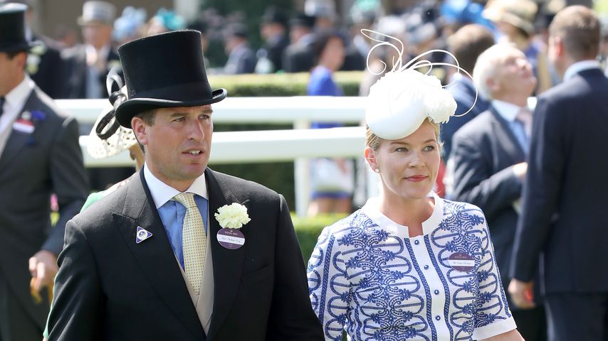 Peter und Autumn Phillips, 2017 in Ascot