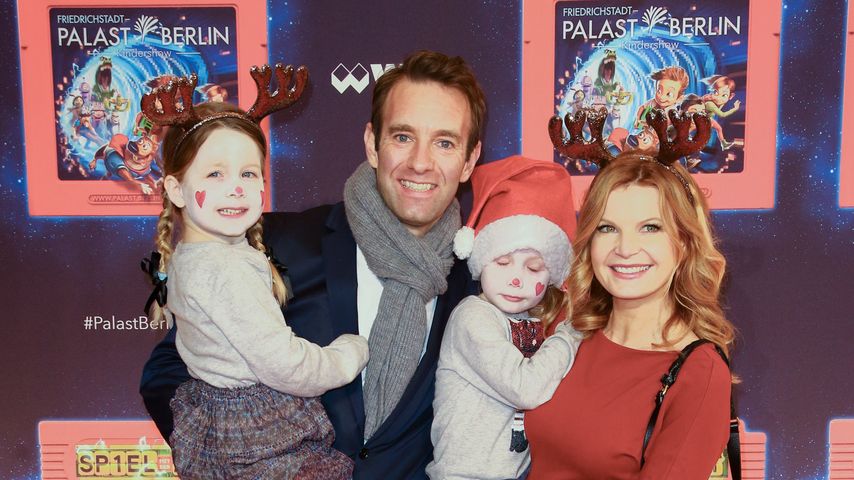 Peter und Eva Imhof 2017 mit ihren Zwillingen
