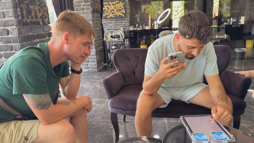 Peter Wollny und Servet bei "Die Wollnys"