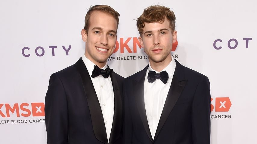 Peter Zurkuhlen und Tommy Dorfman im April 2017 in New York City