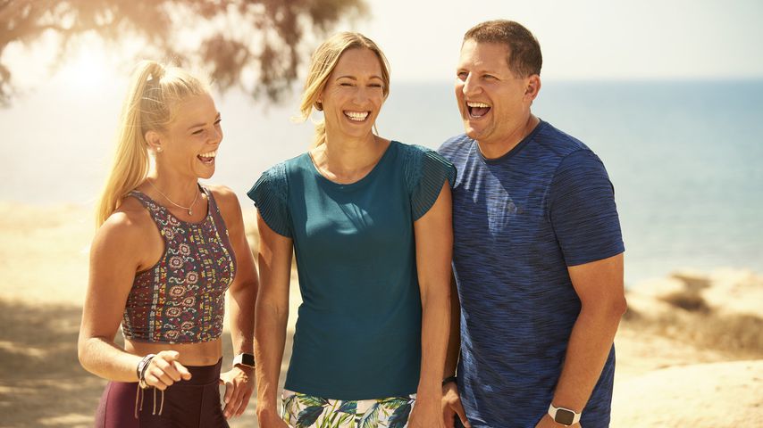 Petra Arvela, Christine Theiss und Ramin Abtin, bekannt durch "The Biggest Loser"