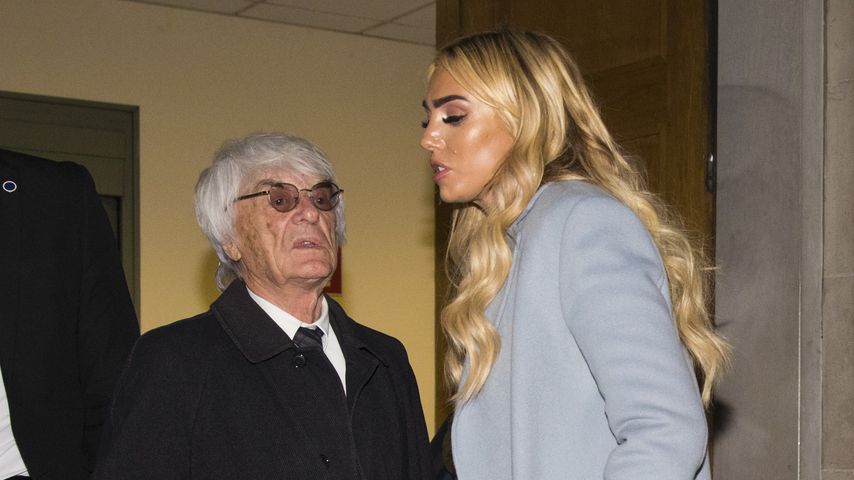 Petra mit Papa Bernie Ecclestone, November 2018