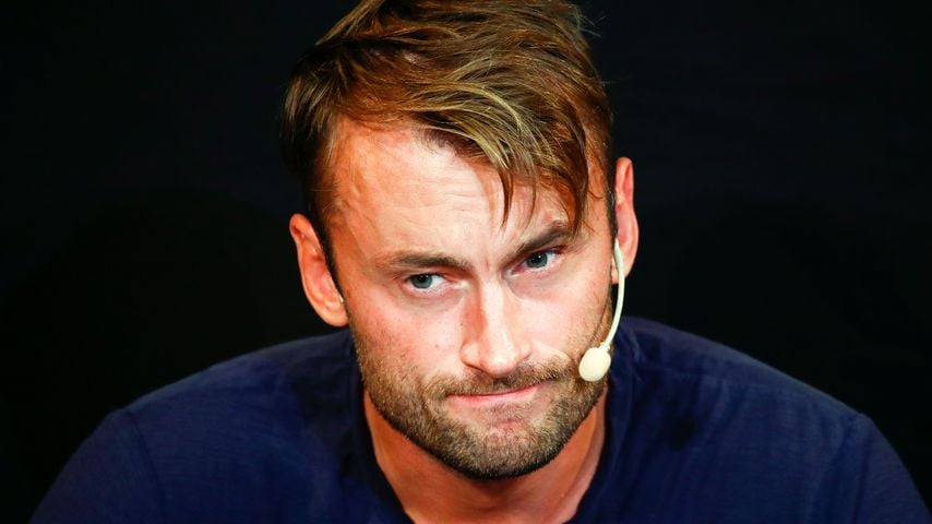 Petter Northug bei einer Pressekonferenz, August 2020